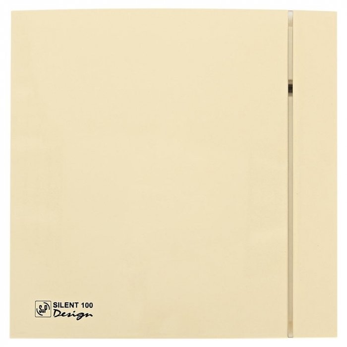 Вытяжка для ванной диаметр 100 мм Soler & Palau SILENT-100 CRZ CHAMPAGNE DESIGN-4C (230V 50)